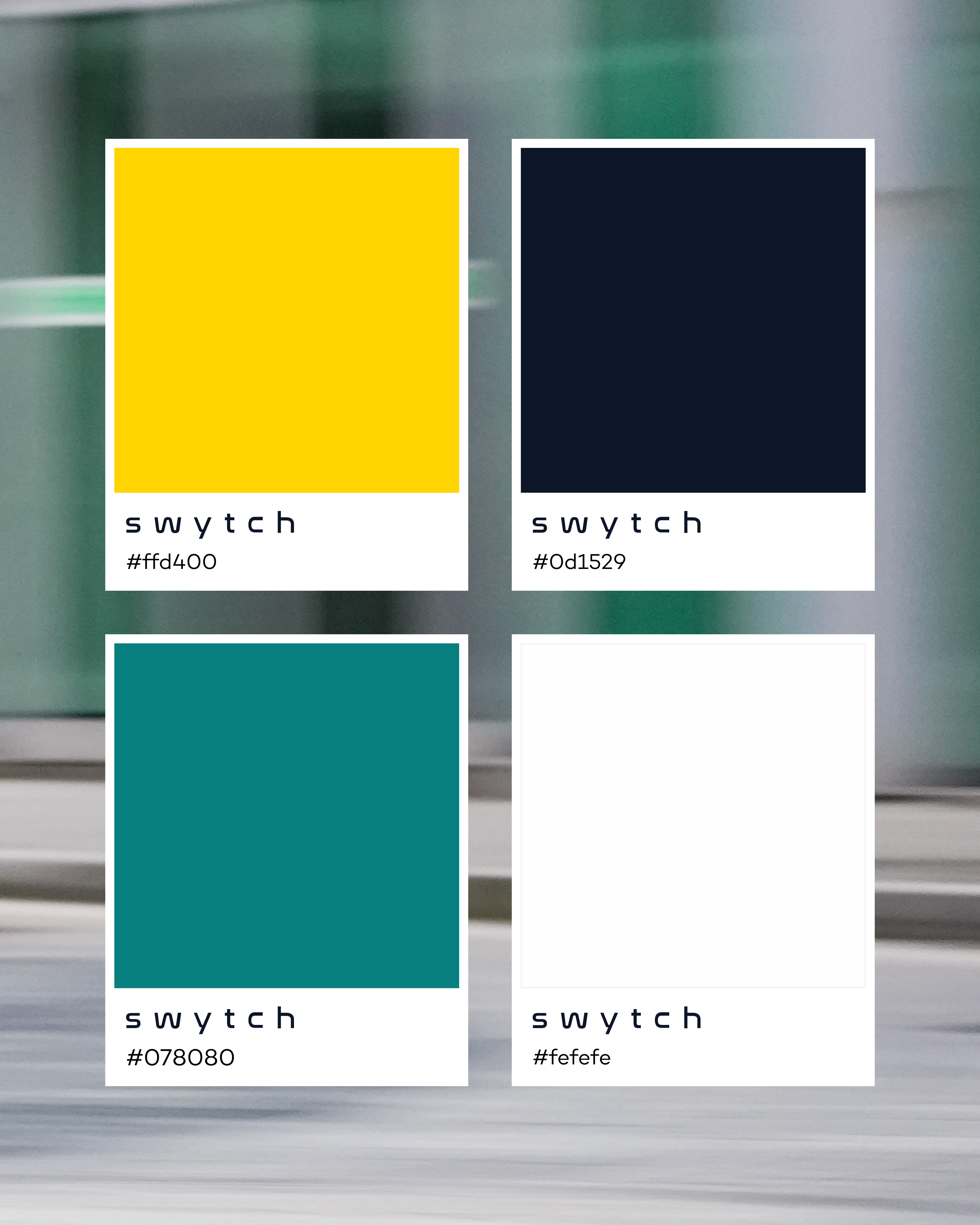 Swytch colour palette