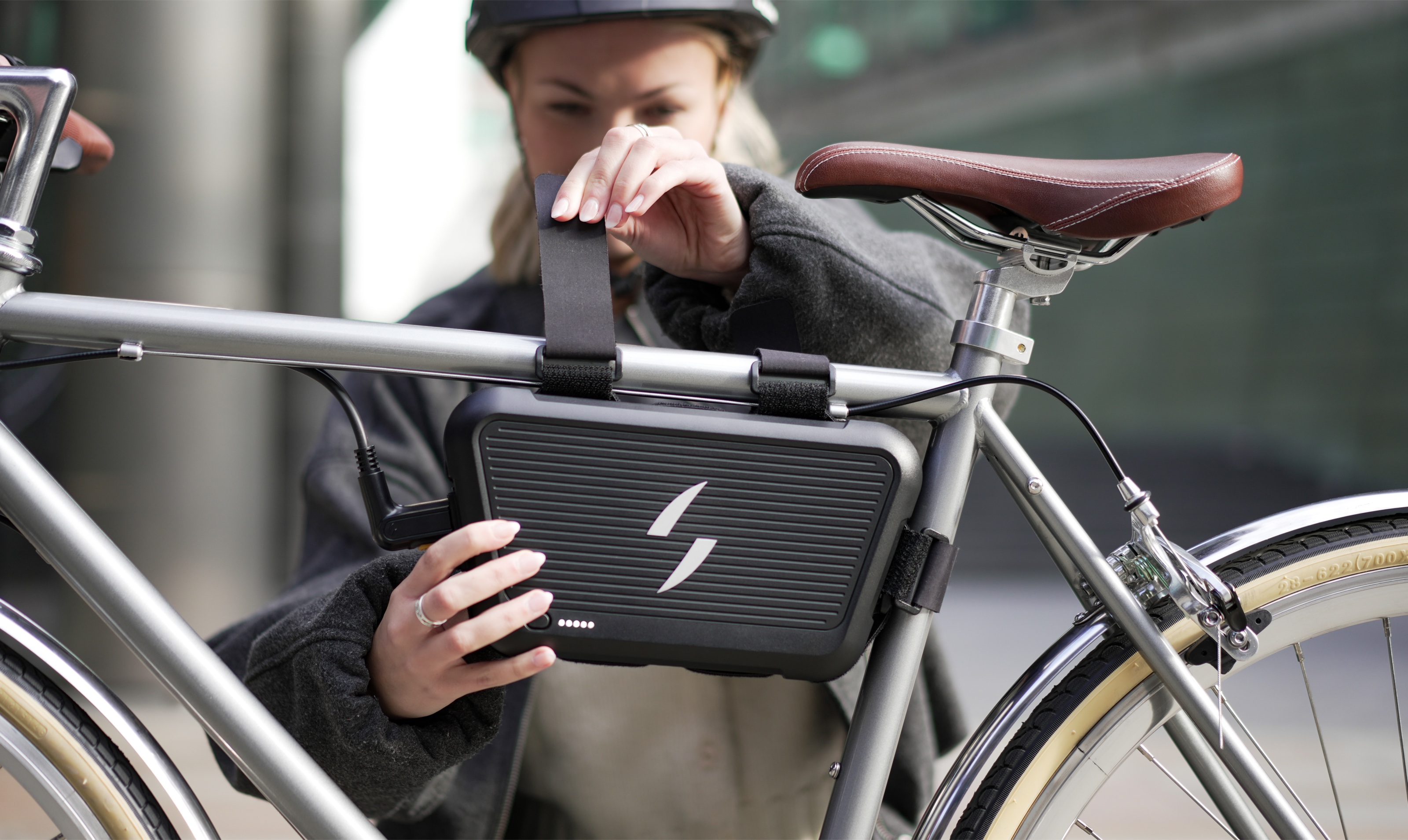 Swytch conversion kit mounted to a bicycle